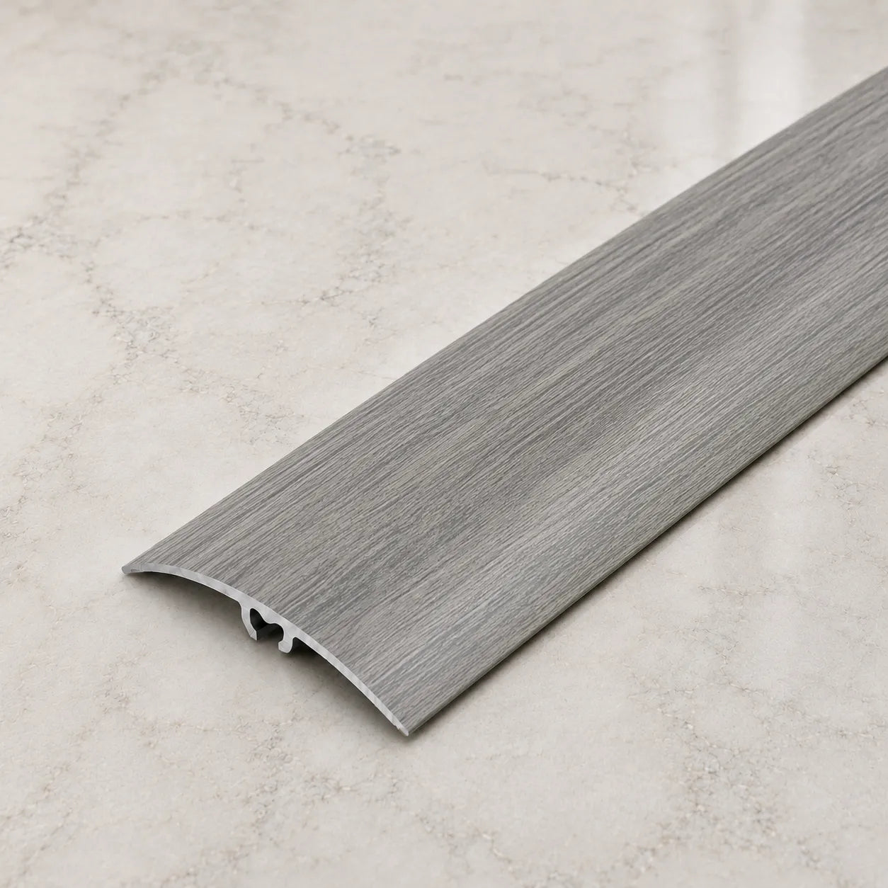 50mm Wood Effect Aluminium Door Threshold Strip in Verden Oak